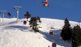 150 esquiadores são resgatados de teleférico nos Alpes franceses