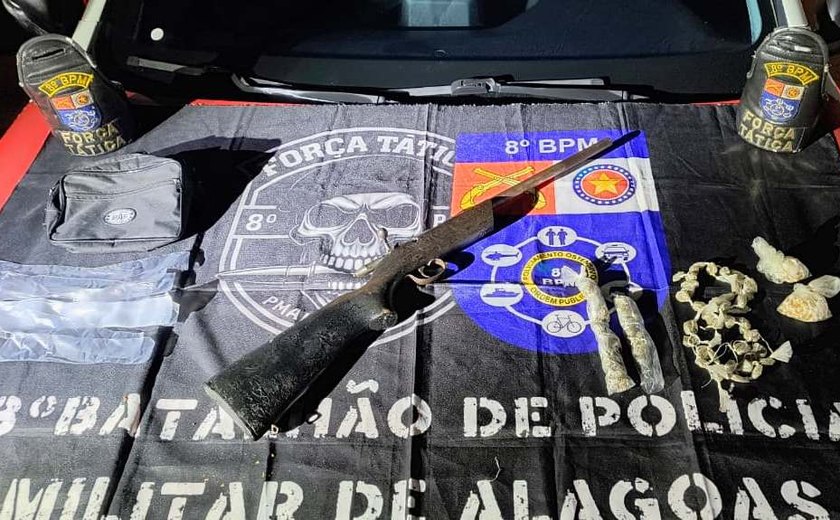 Polícia Militar retira 32 armas de fogo das ruas em uma semana em Alagoas
