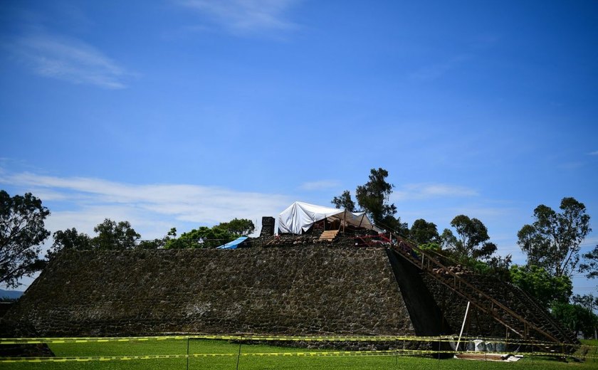 Terremoto revela templo escondido em pirâmide construída há centenas de anos