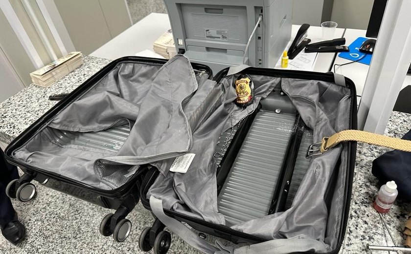 Estrangeiro é preso transportando 4,6 kg de cocaína em aeroporto de Maceió