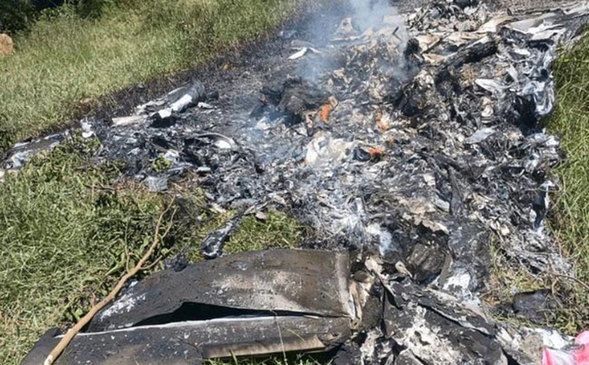 Dois homens morrem em queda de avião em Rio Claro, no sul fluminense