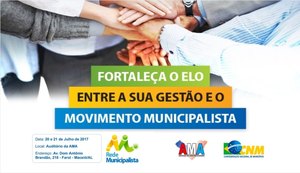 CNM e AMA promovem curso de Agente Municipalista