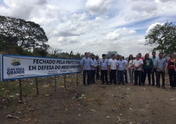 Semarh encerra mais um lixão em Olho d'Água Grande