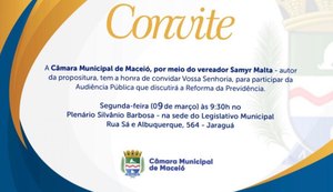 Audiência Pública debate o regime de previdência dos servidores de Maceió