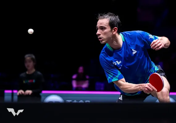 Hugo Calderano avança para quartas da Copa do Mundo de tênis de mesa