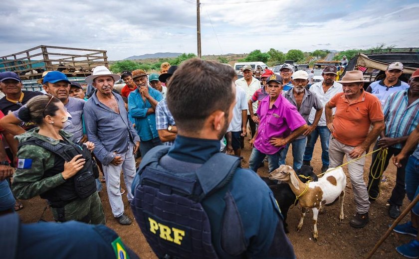 FPI interdita feira clandestina de animais em Piranhas