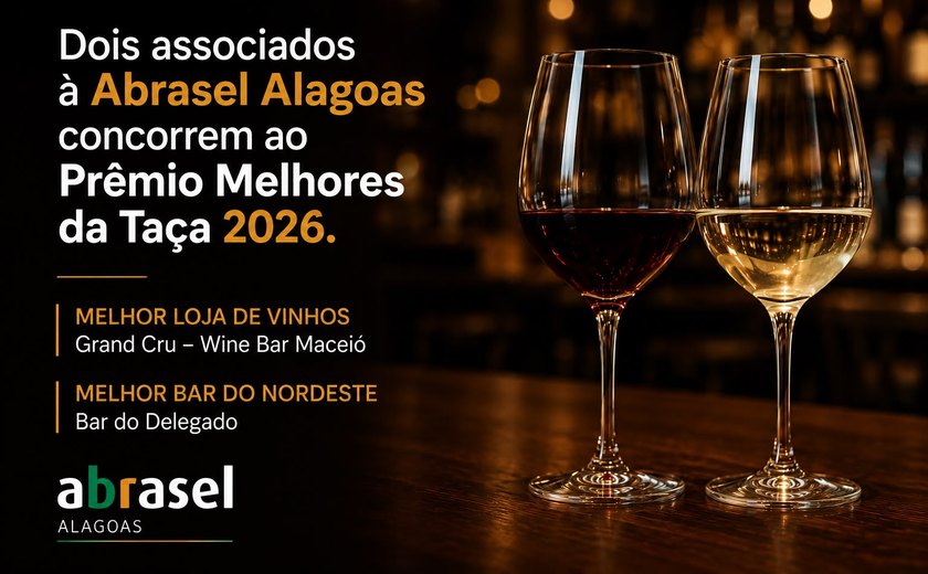 Associados da Abrasel Alagoas concorrem ao Prêmio Melhores da Taça 2026, da Prazeres da Mesa