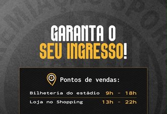 ASA começa a vender ingressos para decisão do acesso contra o Goiatuba