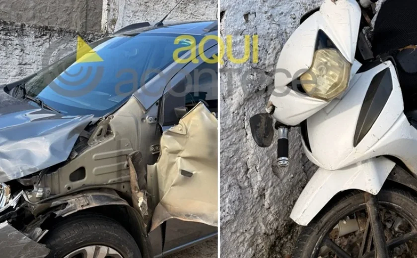 Homem morre em colisão entre cinquentinha e carro em Penedo