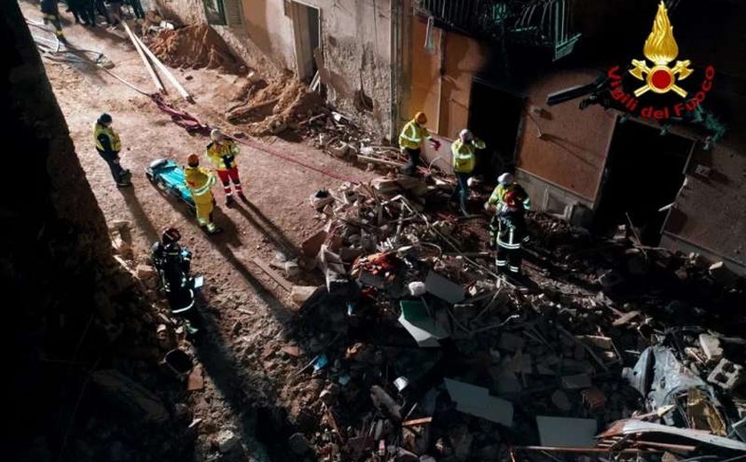 Prédios desabam na Itália e deixam 3 mortos após vazamento de gás
