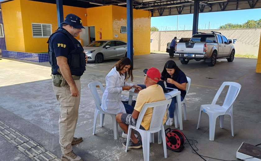 PRF realiza Comando de Saúde Preventivo, em São Miguel dos Campos