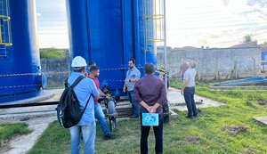CBHSF acompanha incidente ocorrido em um dos reservatórios de água em Piaçabuçu