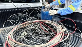 Mais de 49 kg de cabos de energia são apreendidos em Maceió