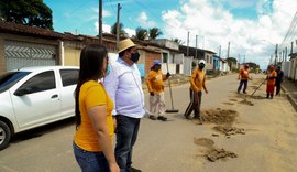 Depois das fortes chuvas Rio Largo inicia operação tapa-buraco em todo município