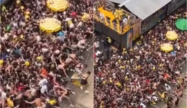 Superlotação em bloco com Calvin Harris em SP provoca tumulto, foliões passam mal e PM intensifica efetivo