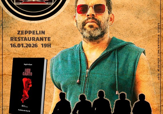 Livro 'Meu Canto' de Rogerio Dyaz será lançado na sexta-feira (16)