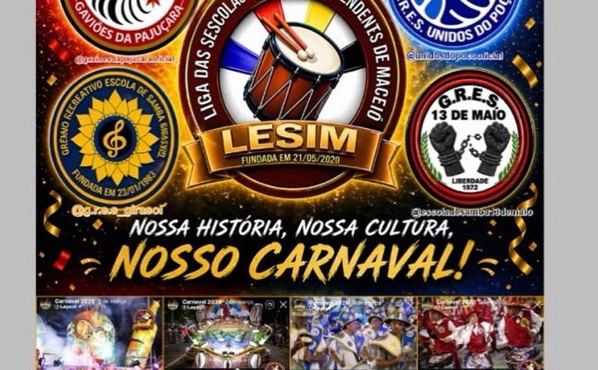 LESIM apresenta lançamento oficial do projeto do Carnaval 2027 em Maceió