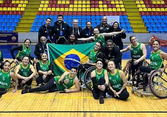 Brasil é vice-campeão na Copa América de basquete em cadeira de rodas