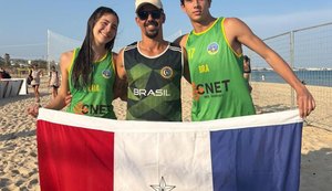 Alagoanos se destacam no Mundial de Handebol de Praia, na Tunísia