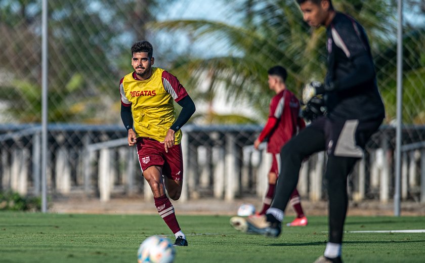 CRB finaliza preparação e viaja a Sergipe para a estreia contra o Itabaiana