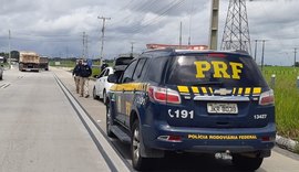 Quatro pessoas são detidas pela PRF por crimes distintos no final de semana em Alagoas