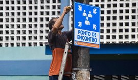 Com base em Plano de Contingência, pontos de apoio recebem identificação visual