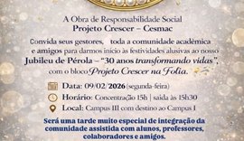 Projeto Crescer promove bloco que une comunidade e universidade em ação de inclusão social