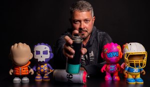 Geo Toy leva o universo dos toy arts à Casa F e celebra a arte urbana em Alagoas
