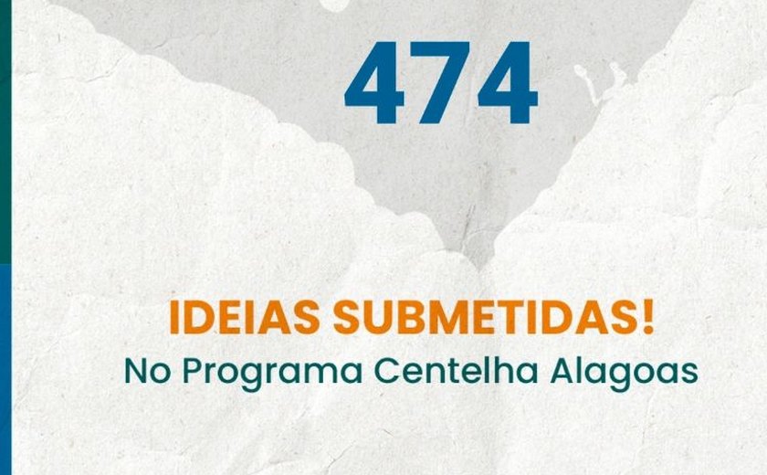 Alagoas fica em 2° lugar em número de inscrições para o programa Centelha 2