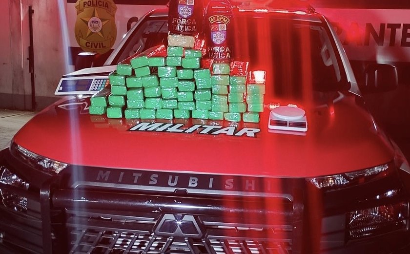 PM apreende 23 armas de fogo e quase 50 Kg de drogas na última semana em Alagoas