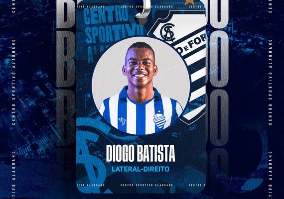 CSA anuncia contratação do lateral-direito Diogo Batista
