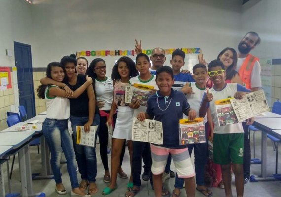 Ação prática em Maceió orienta crianças sobre cuidados no trânsito