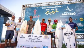 Mais de 40 atletas foram premiados na 1ª Etapa do Circuito Alagoano de Surf