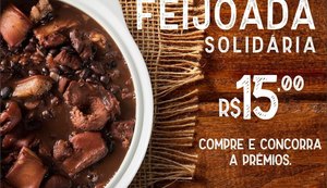 Domingo é dia de feijoada solidária delivery em Maceió