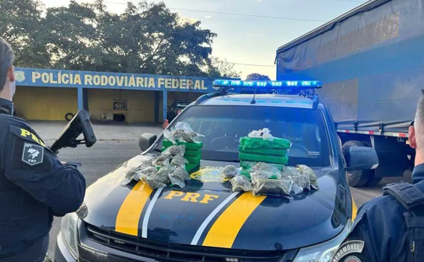 Com três menores no carro, casal alagoano recebe voz de prisão por tráfico e associação ao tráfico de drogas em Minas Gerais