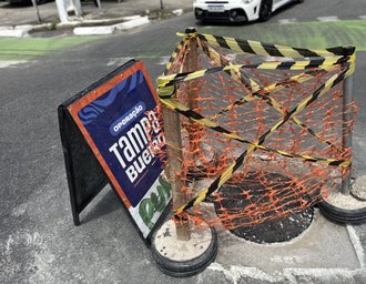 Rua Ariosvaldo Cintra, na Gruta, recebe ações da Operação Tampa Bueiro