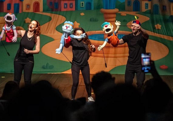 Show de fantoches inédito leva “Divertudos” ao Pátio Maceió