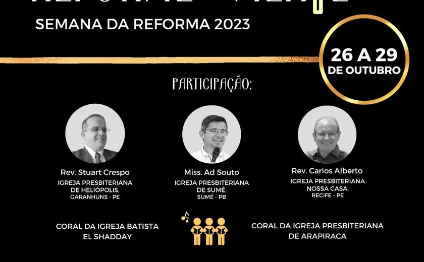 Reforme a Mente: Igreja Presbiteriana abre as portas e o coração com novo evento este mês