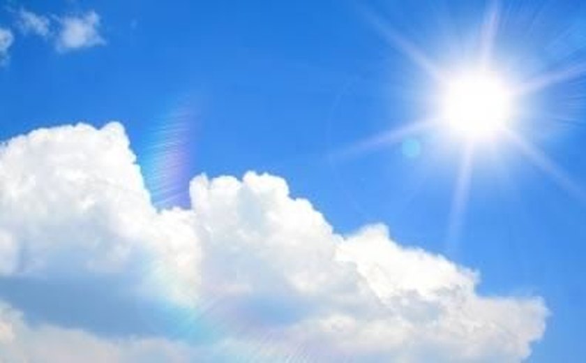 Previsão mostra predomínio de sol no Litoral, Zona da Mata, Agreste e Sertão