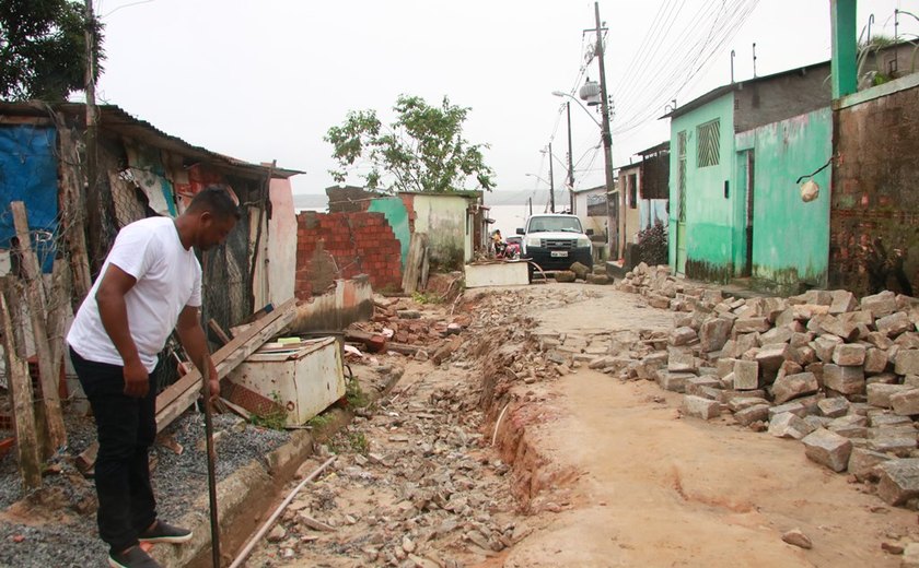 Chuvas afetam 35 casas em Fernão Velho