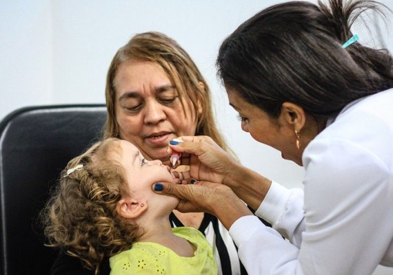 Só 42% das crianças foram vacinadas contra a poliomielite em Alagoas