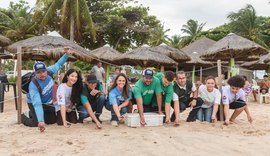 Mais de 130 tartarugas marinhas são soltas no mar durante ação ambiental em Coruripe