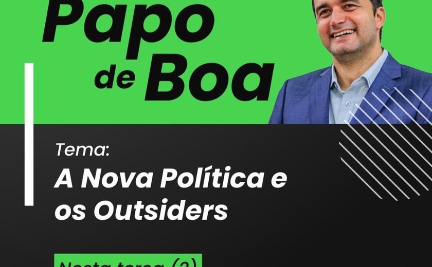 Rui Palmeira estreia programa Papo de Boa e fala sobre Nova Política e os Outsiders