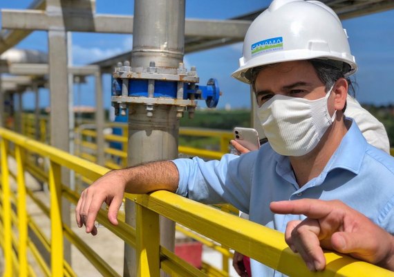 Joãozinho e Comissão Especial de acompanhamento as obras visitam estações da Sanama