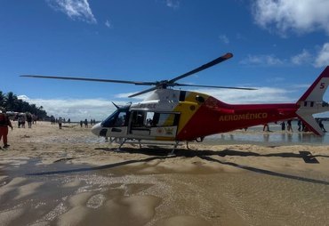 Idosa morre após sofrer mal súbito em praia da Barra de São Miguel