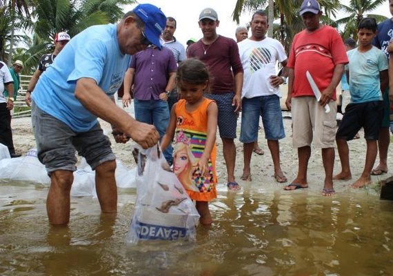 “Pantanal alagoano” recebe peixamento da Codevasf para manutenção do estoque pesqueiro