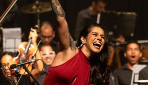 Myrna Araújo e Makson Miguel se juntam a Orquestra Filarmônica de Alagoas no palco do Teatro Deodoro