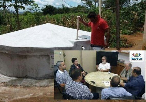 Piranhas/AL será o 1 º município a ter 100% de cobertura de cisterna em AL