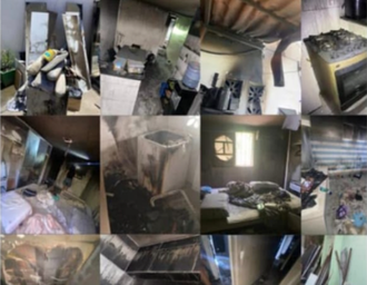 Família busca apoio para reconstrução de casa após incêndio causado por sobrecarga elétrica