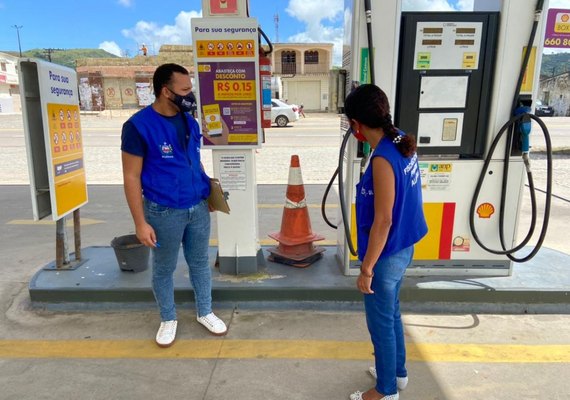 Procon/AL participa de operação para coibir crimes relacionados à venda de combustíveis